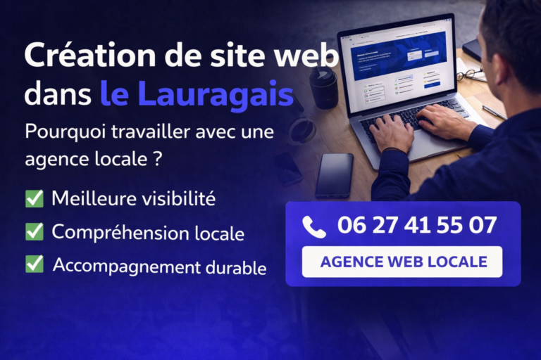 Création de site web dans le Lauragais : découvrez pourquoi une agence locale est un vrai atout pour la visibilité et les clients de votre entreprise.