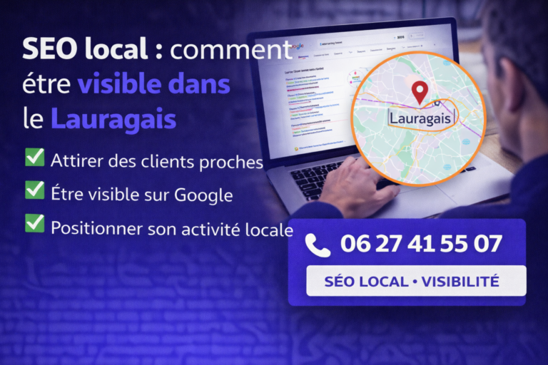 SEO local : découvrez comment être visible sur Google dans le Lauragais et attirer des clients proches de chez vous.